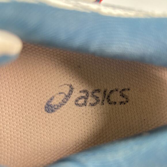 Mizuno Wave Sky 6 White Blue Lace Up Running Shoes J1GD220221 Women's Size 8.5 - Picture 10 of 12